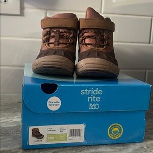 Stride Rite Boys Girls Nebraska Boots Size 12